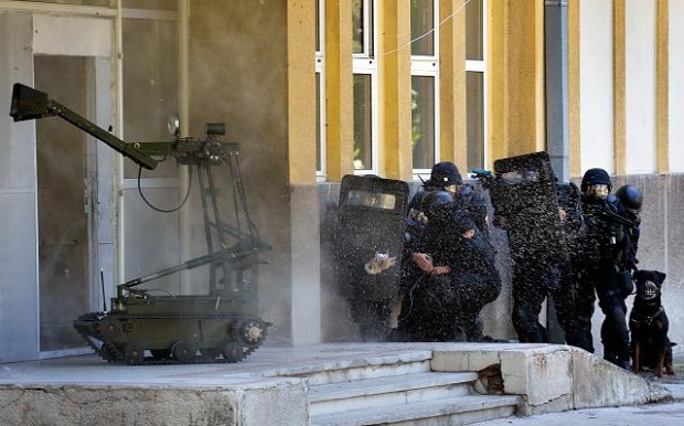 Exercise of Serbian Police Units