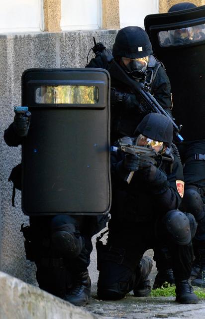 Exercise of Serbian Police Units