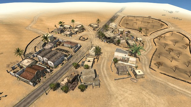 Desert War Project map