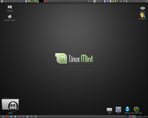 Linux Mint 12, Mate Desktop