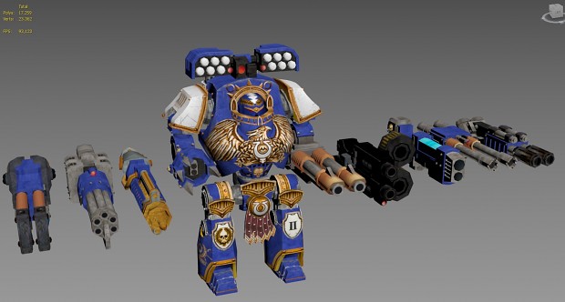 Ultramarines Legion Contemptor Dreadnought