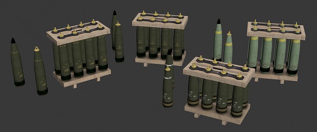 M109A6 155mm Shell Pallets