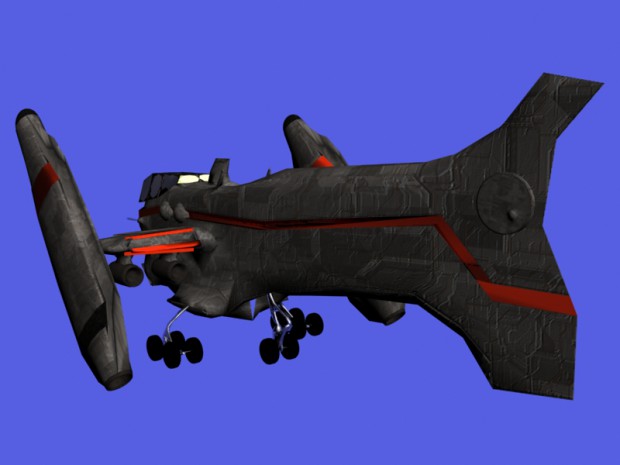 EAEF VTOL ship from Evangelion for Fall Out mod