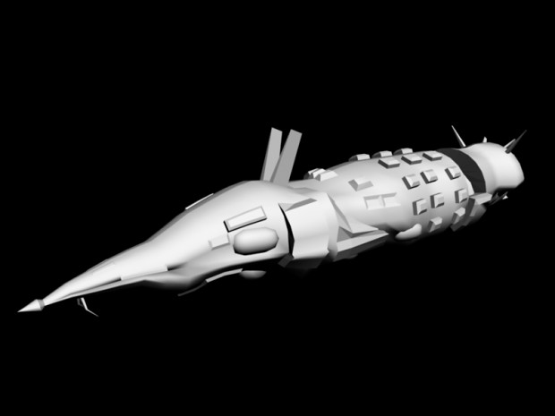 Zentradi Command ship model