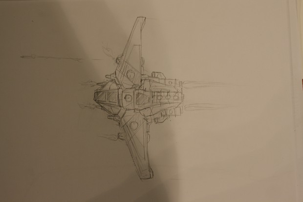 unfinished republic bomber concept.