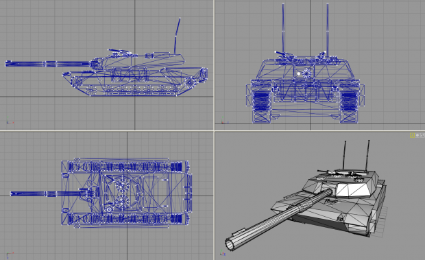 M1A1/2 tank for an upcoming MoW:AS mod