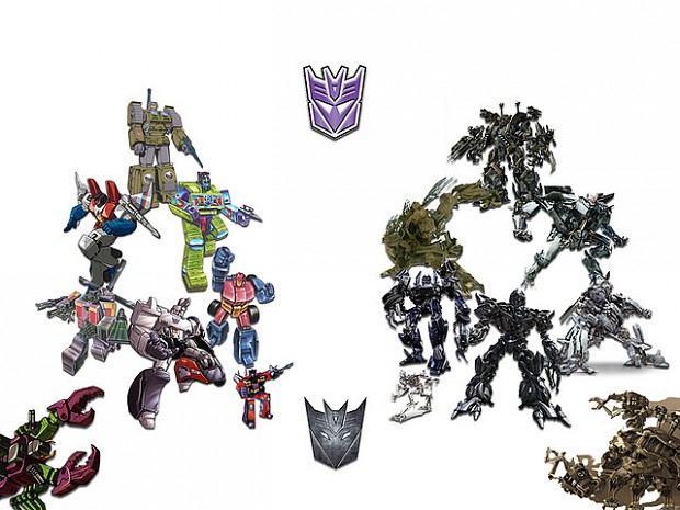 Decepticons now and then