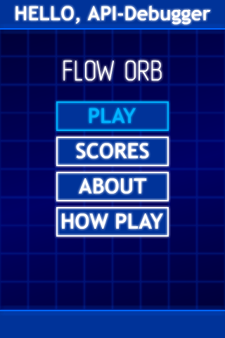 Flow Orb. Beta. Main Menu