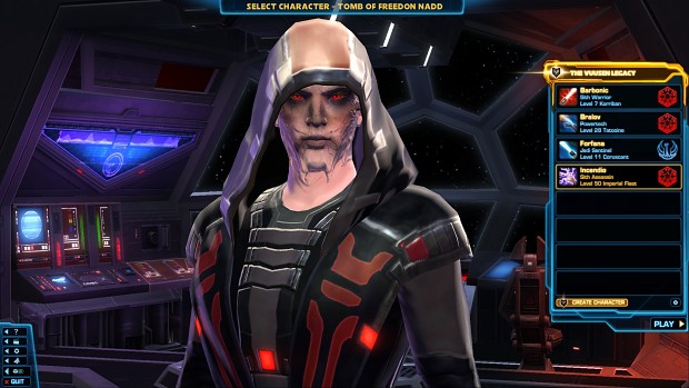swtor characters