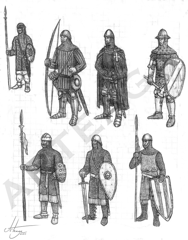 Medieval Warriors designs