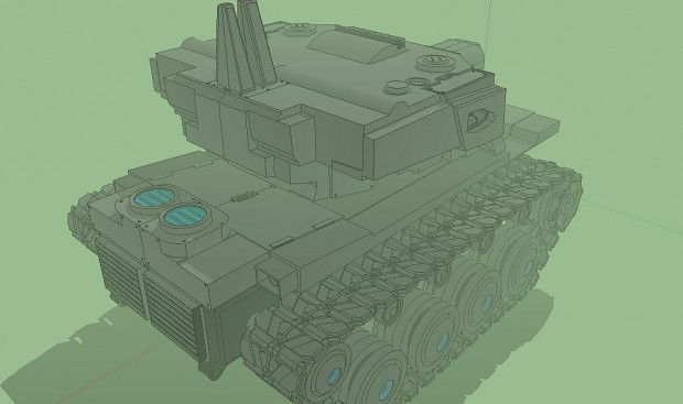 Tank Model Rear