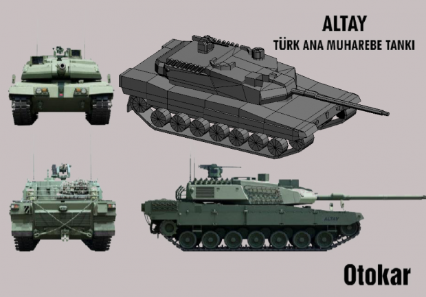K1A1 Turkish Version Altay WIP