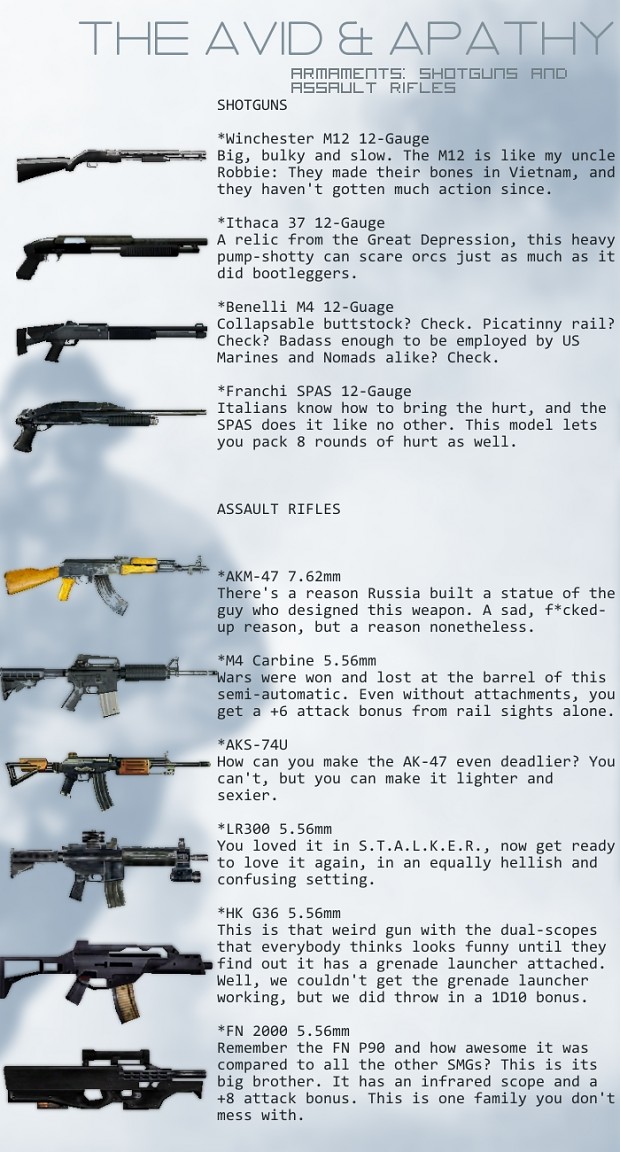 aa guns rifles