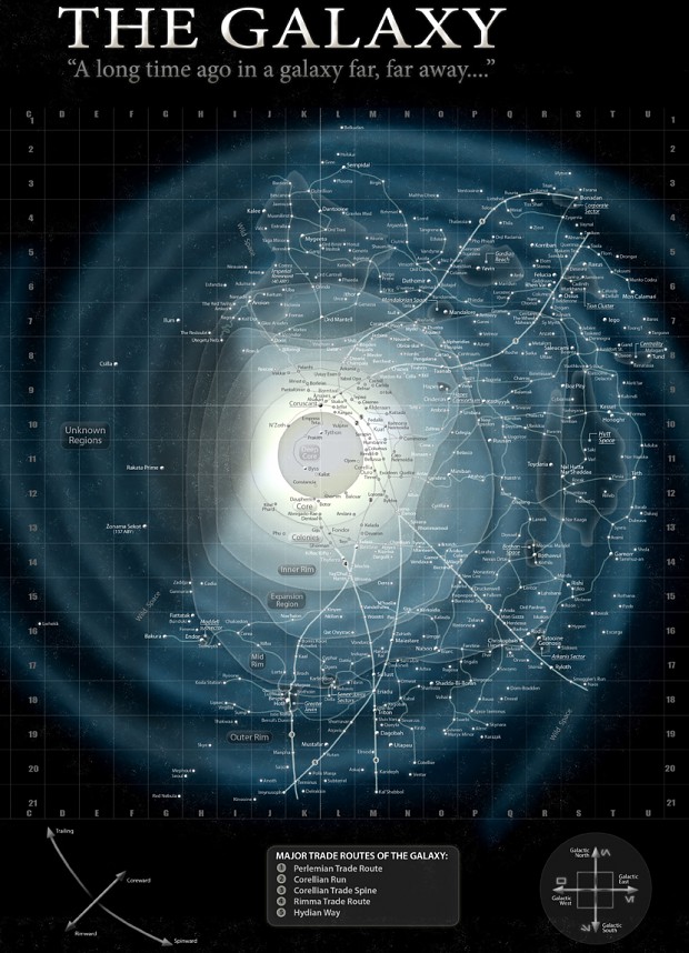 Star Wars  Galaxy Map