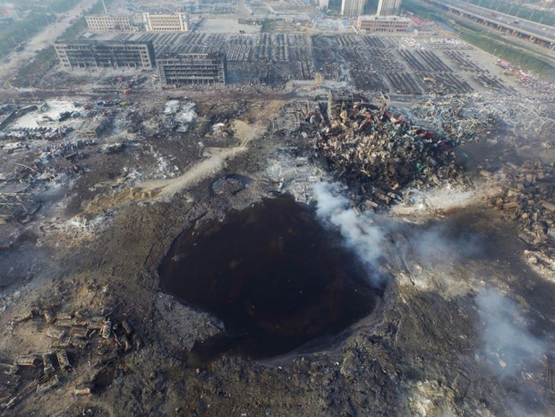 Aftermath of Tianjin Explosion