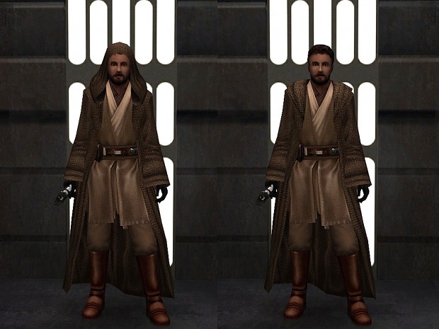 Kyle Katarn in Jedi robes