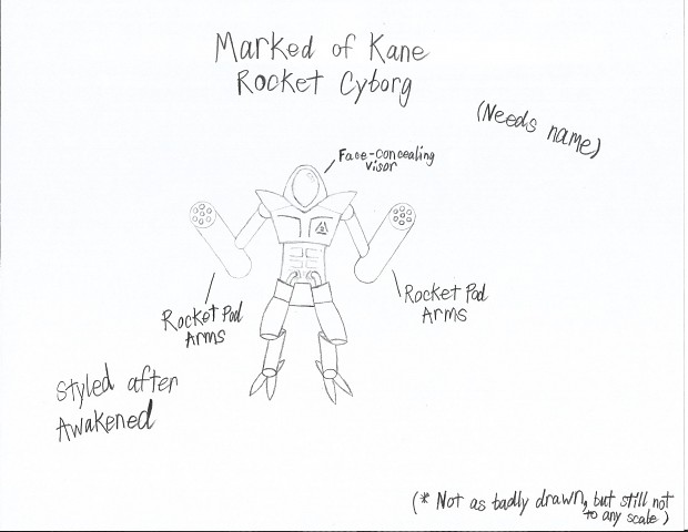 Nod Marked of Kane Rocket Cyborg Concept