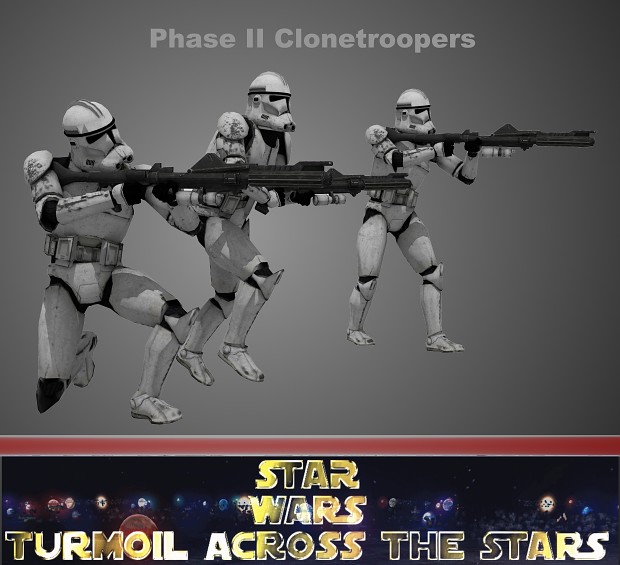 Phase II clonetroopers render