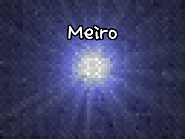 Meiro title screen