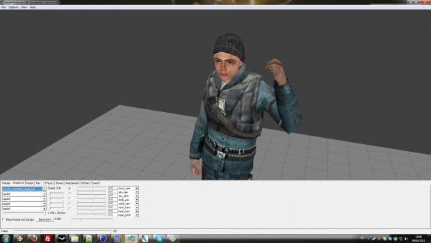 My face model, Rendered in engine.