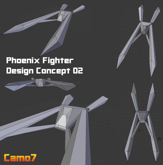 Phoenix style Fighter Craft 02