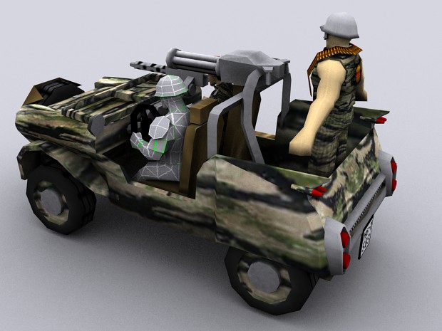 ARVN Scout Car WIP 2 - Back View
