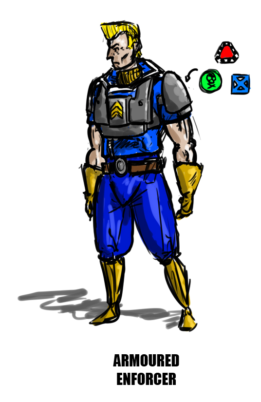 Enforcer Armour Sketch