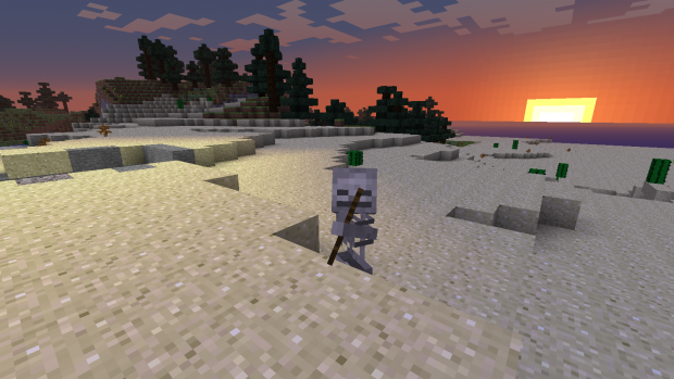 Skelton with bigger Bow! Minecraft