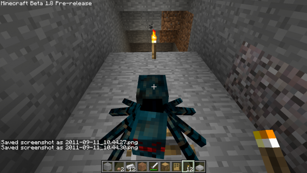 Blue Spider Minecraft