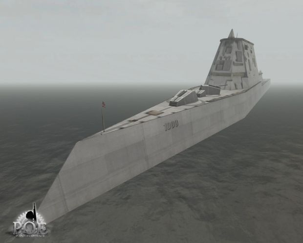 DDG 1000 Destroyer - Static Model in Game