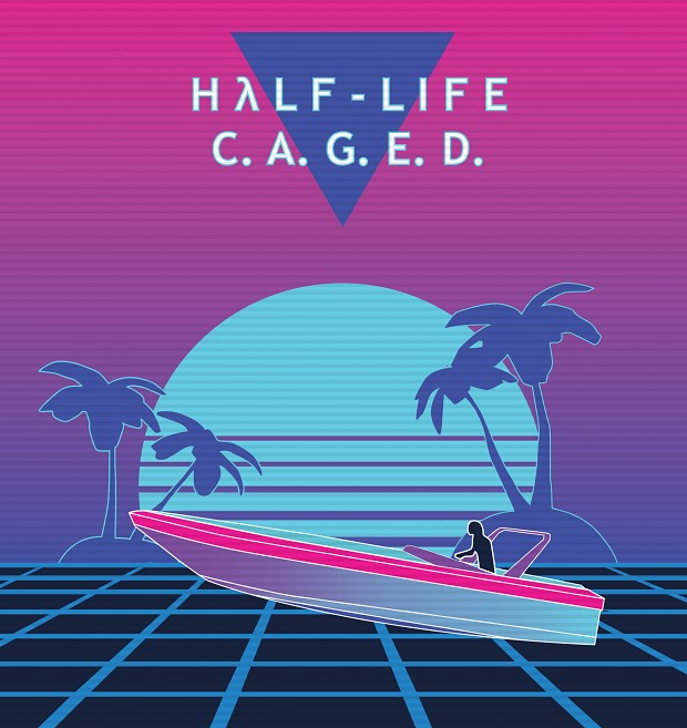Half-Life: C.A.G.E.D. Synthwave Card