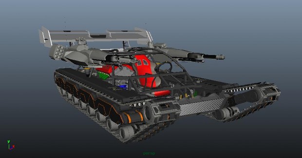 Custom 3D Tank Model