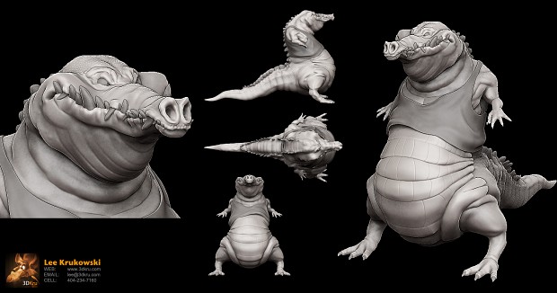 Alligator Character Concept