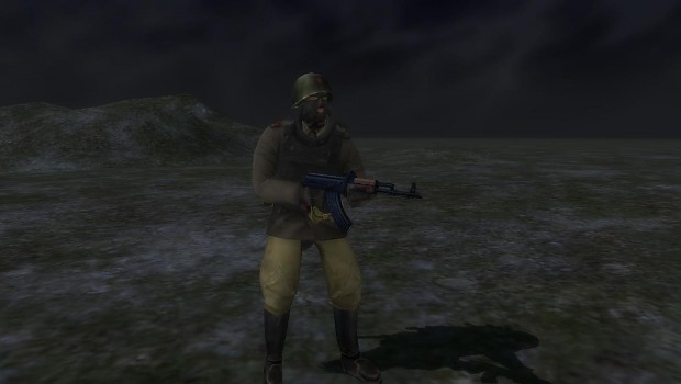 My try at a Soviet soldier skin