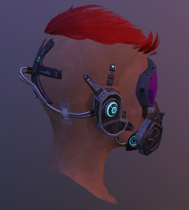 Cyberpunk headset