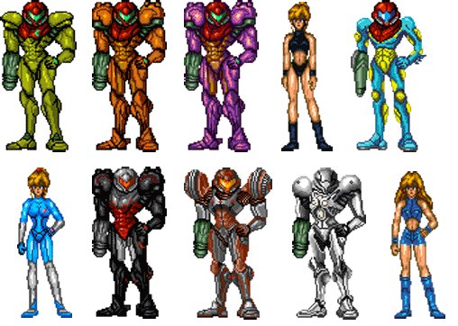 samus in 2d old metroid games