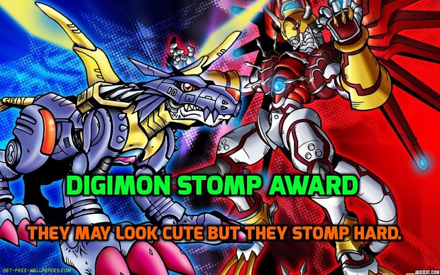 Digimon stomp award