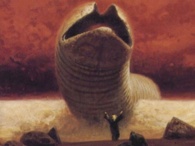 Sand worm from Dune