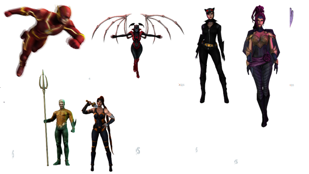 DC Unchained 3D Models 2
