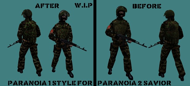 PARANOIA 1 Style For Paranoia 2 Savior W.I.P