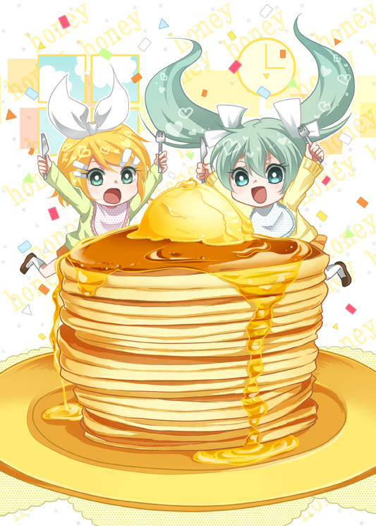 Attack the pancakes!