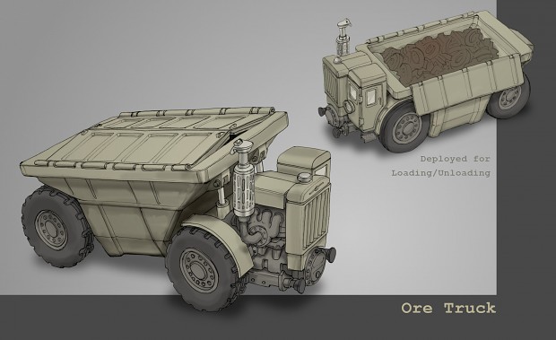 Concept sketches for vehicles