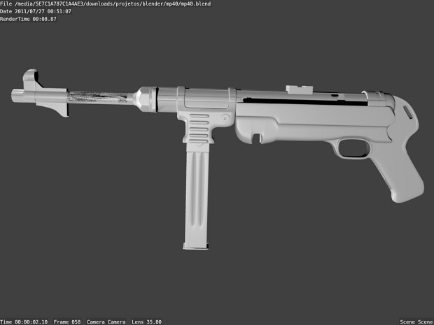 WWII - MP40 - WIP