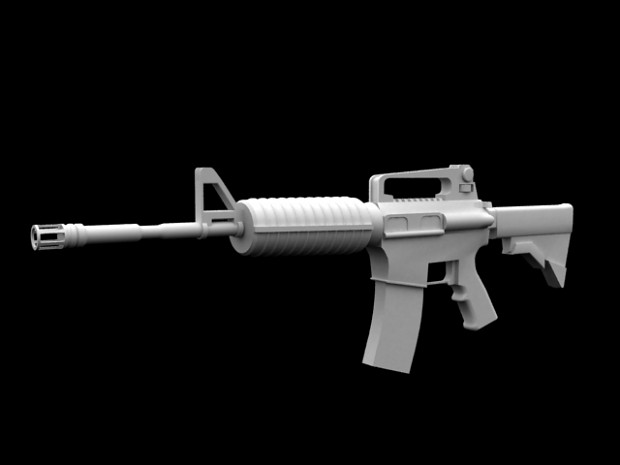 M4A1 Carbine 3Ds Max Model