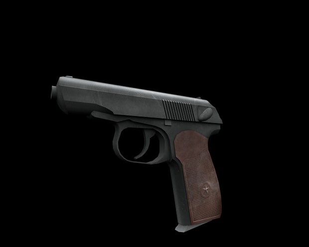 Makarov Pistol 3Ds Max Model