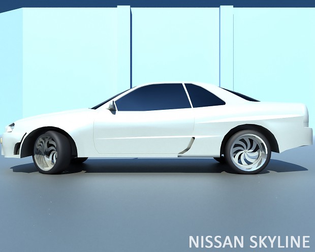 Nissan Skyline GT-R R34 3Ds Max model