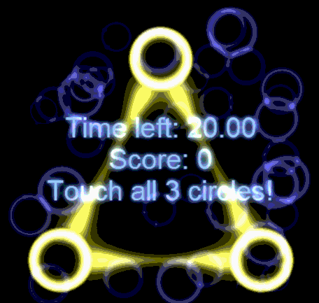 Playtest with connected circles