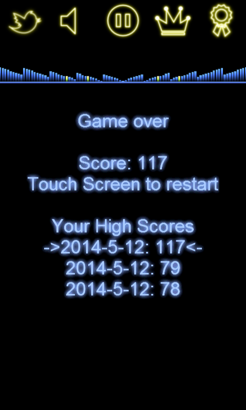 Triple Touch local high scores and social networks