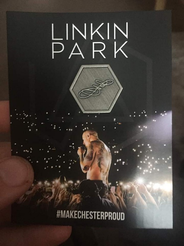 Linkin park signature pin