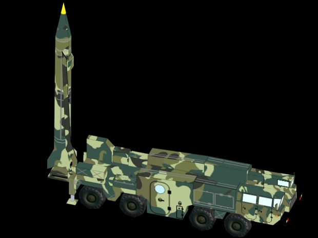 Scud missile launcher